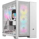 Corsair 6500D Airflow Tempered Glass Mid-Tower, White - CC-9011260-WW 0