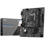 Дънна платка MSI PRO H410M-B, mATX, Socket 1200, Dual Channel DDR4 2933MHz, 1x PCIe 3.0 x16 slot 0