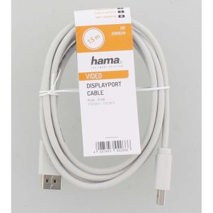 HAMA Кабел DisplayPort 1.2 мъжко DisplayPort 1.2 мъжко 1.5m 0