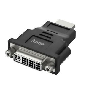 Кликни за увеличение HAMA Преходник HDMI - мъжко/ DVI-D женско Dual Link от TV към PC Ultra-HD 4K 0