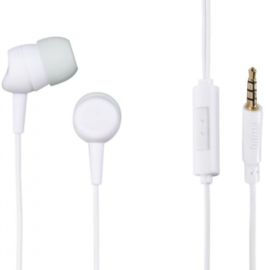 HAMA Слушалки-тапи с микрофон In-Ear Kooky white 0