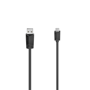 Кабел HAMA-200631 USB-C мъжко- USB 2.0 А мъжко, 0,75м, 480Mbit/s 0