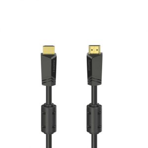 Кабел HDMI-HDMI 18Gbit/s 4K Ethernet 10m 2 филтъра позлатени конектори 0