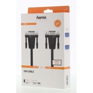 Кабел за монитор VGA 15 пин М/М 1,5м 0