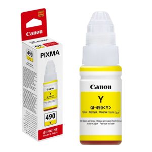 Касета мастило Canon GI-490 Y 0