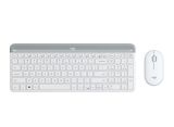 Комплект клавиатура и мишка Logitech MK470 бял 0