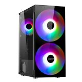 Компютърна кутия Makki ATX Gaming F10 RGB 2F Mesh 0