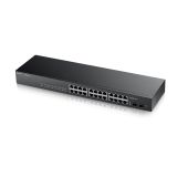 Комутатор ZyXEL GS1900-24E 24 Ports Gigabit 19“ 0