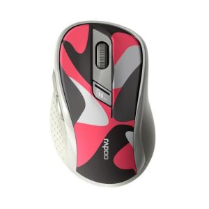 Мишка безжична RAPOO-18111, безшумна, червена, 1600 HD dpi 0