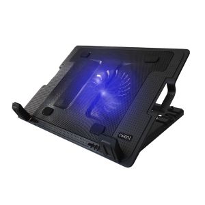 Охладител за лаптоп EWENT EW1258, вентилатор 125ММ, USB хъб, черен 0