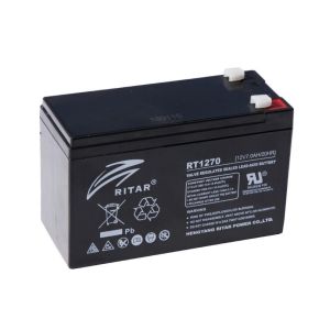 Кликни за увеличение Оловна батерия RT1270 AGM 12V 7Ah 151/65/94 0