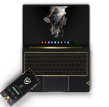 Преносим компютър BASM i3 – 8th, 8 GB DDR4, 2 х 256 GB M.2 SSD, 14" + 5" 2