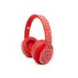 Слушалки HAHAHA FEEL, Bluetooth,Микрофон, Потискане на шума, Червени 0