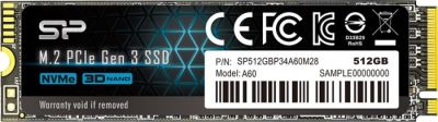 Твърд диск SSD Silicon Power P34A60 M.2 2280 NVMe 512GB 0
