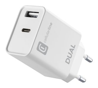 Зарядно 220V Power Delivery USB-C 90cm white 0