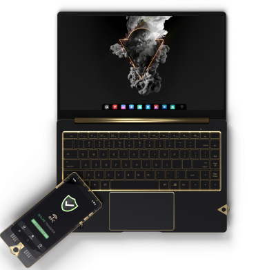 Преносим компютър BASM i3 – 8th, 8 GB DDR4, 2 х 256 GB M.2 SSD, 14" + 5"