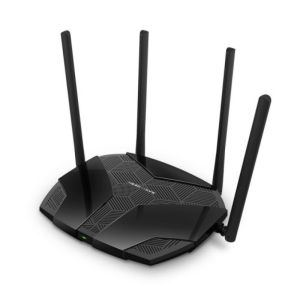 Кликни за увеличение Безжичен рутер MERCUSYS MR70X, AX1800 Wi-Fi 6, OFDMA, 4x GbE, 4 x фикс. антени 0