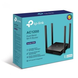 Кликни за увеличение Безжичен рутер TL-ARCHER-C54 AC1200 четири външни антени 0