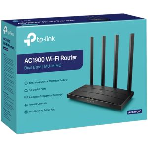 Кликни за увеличение Безжичен рутер TL-ARCHER-C80 dual band с четири антени 0