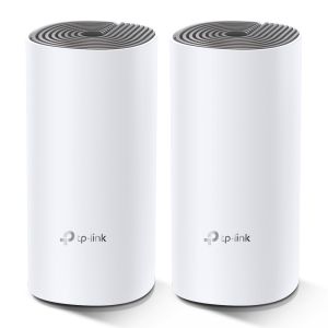 Кликни за увеличение Безжичен рутер Wi-Fi Mesh система TP-Link Deco E4 AC1200 (2 броя) 0