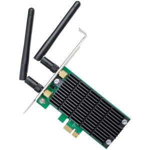 Кликни за увеличение Безжична карта-адаптер TP-LINK Archer T4E AC1200 dual band PCI-EX две външни антени 0