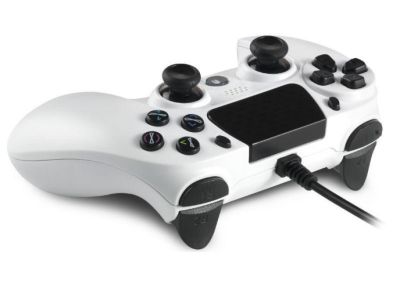 Кликни за увеличение Геймърски джойстик Spartan Gear Hoplite Wired Controller, PC/PS4 Compbatible, White 0