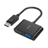 HAMA Адаптер 2in1 DisplayPort-VGA and HDMI Ultra-HD  4K 0