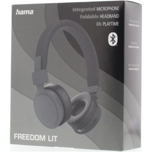 Кликни за увеличение HAMA Слушалки с микрофон Freedom Lit Bluetooth On-Ear черни 0