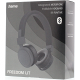 HAMA Слушалки с микрофон Freedom Lit Bluetooth On-Ear черни 0