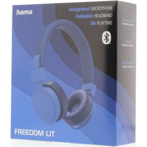 Кликни за увеличение HAMA Слушалки с микрофон Freedom Lit Bluetooth On-Ear сини 0