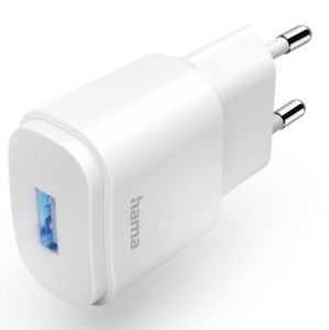Кликни за увеличение HAMA Зарядно 220V USB-A 6W White 0