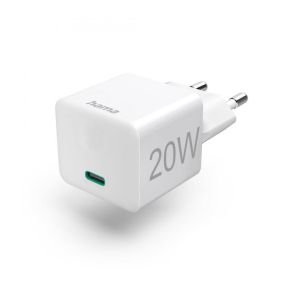 Кликни за увеличение HAMA Зарядно Power Delivery 220V Qualcomm USB-C 20 Watt White 0