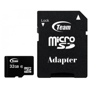 КАРТА ПАМЕТ TEAM GROUP microSDHC 32GB Class 10 UHS-I с преходник за SD карта 0