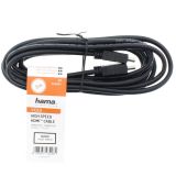 Кабел HAMA-205001 HDMI мъжко - HDMI мъжко, 10Gbit/s, 3 m, 1080p, булк опаковка 0