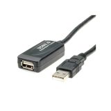 Кабел USB-A мъжко -> USB-A женско удължител 15m USB 2.0 активен 0
