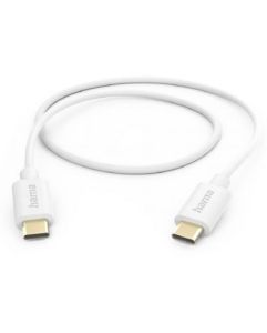 Кликни за увеличение Кабел USB Type-C - USB Type-C, 1.0 m, Бял 0