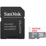 Карта памет SanDisk Ultra Android microSDHC 16GB UHS-I Class 10 с адаптер 0
