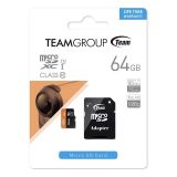 Карта памет microSDXC 64GB UHS-I Orange с преходник за SD карта 0