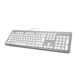 Клавиатура HAMA-182652, KC700 сиво-бяла, кирилизирана 0
