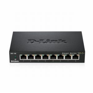 Кликни за увеличение Комутатор, D-Link 8-Port 10/100/1000 Gigabit Ethernet Metal Housing 0