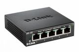 Комутатор суич D-LINK DES-105/E, 5 портов 10/100, метален корпус 0
