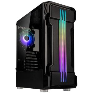 Кликни за увеличение Кутия за компютър геймърска Kolink Inspire K10 ARGB TG Mid-towerBlack 0