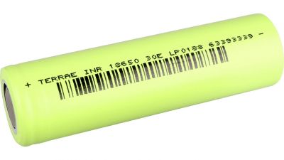 Кликни за увеличение Литиево йонна батерия TERRA E 18650 ICR18650-30E 3.7V 3000 mAh 0