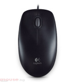 Logitech Оптична мишка B100 USB, 3 but, Черна 0