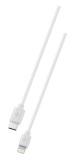 MFI Кабел USB-C/Lightning 90cm white 0