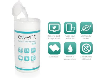 Кликни за увеличение ПОЧИСТВАЩИ КЪРПИЧКИ EWENT EW5612, ЗА ДИСПЛЕИ, 100БР 0