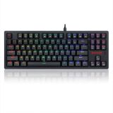 RGB безжична/USB Type-C механична геймърска клавиатура Redragon Knight K598KNS-BK brown switches 0