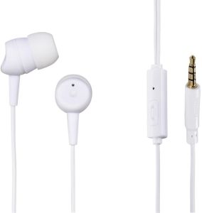 Слушалки HAMA-184042 с микрофон In Ear Basic4Phone тапи, бели 0