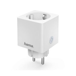 Кликни за увеличение Смарт контакт HAMA-176575 Mini, Wi-Fi, 3680W, 16A, Измерване на сумарна енергийна консумация 0