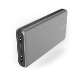 Външна батерия HAMA-187260 Power Pack 15000mAh Grey алуминиев корпус 0